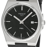 Tissot PRX Black Dial Black Rubber Strap Watch For Men - T137.410.17.051.00