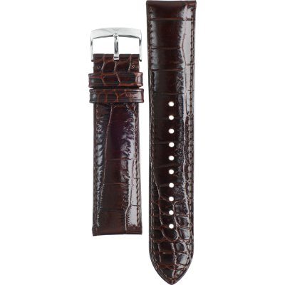 Emporio Armani Luigi Quartz Grey Dial Brown Leather Strap Watch For Men - AR11175