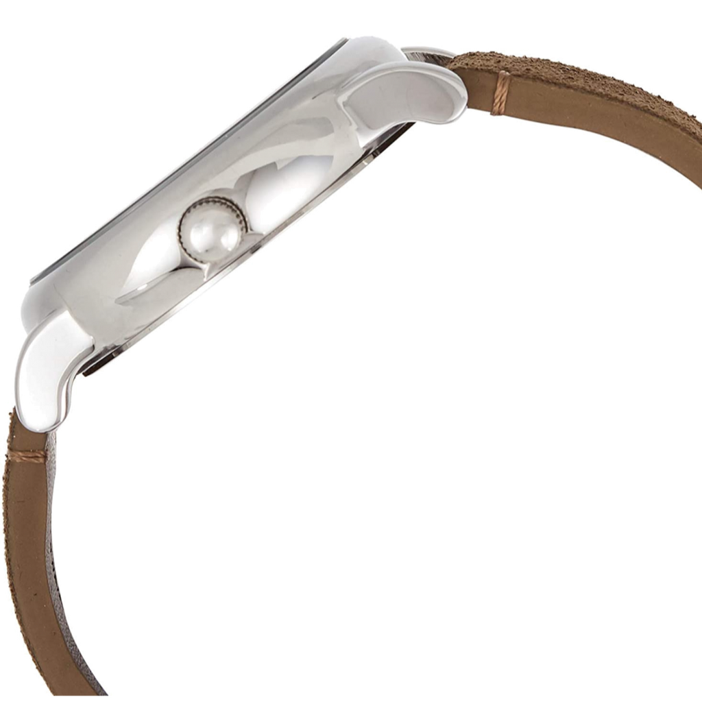 Emporio Armani Luigi Quartz Gray Dial Brown Leather Strap Watch For Men - AR11070