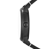 Emporio Armani Luigi Quartz White Dial Black Rubber Strap Watch For Men - AR11136