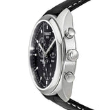 Tissot PR 100 Chronograph Black Dial Black Leather Strap Watch For Men - T101.417.16.051.00