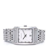 Burberry Heritage Diamond White Dial Silver Stainless Steel Strap Watch for Women - BU1583