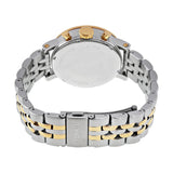 Fossil Original Boyfriend Analog White Dial Two Tone Steel Strap Watch for Women - ES3746