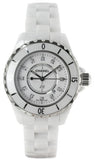 Chanel J12 Diamonds Ceramic White Dial White Steel Strap Watch for Women - J12 H1628