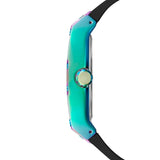 Guess Phoenix Multifunction Black Dial Black Rubber Strap Watch for Men - GW0202G5