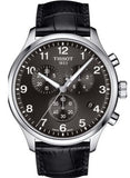 Tissot Chrono XL Classic Black Dial Black Leather Strap Watch For Men - T116.617.16.057.00