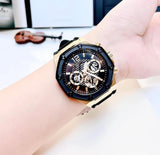 Guess Momentum Black Dial Black Rubber Strap Watch for Men - GW0263G1