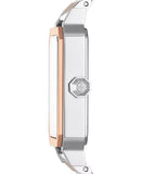 Tory Burch Robinson White Dial Two Tone Steel Strap Watch for Women - TBW1509