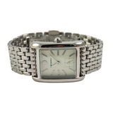 Tory Burch Eleanor White Dial Silver Steel Strap Watch for Women - TBW1069