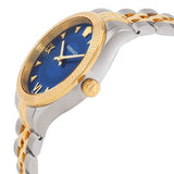 Versace Hellenyium Quartz Blue Dial Two Tone Steel Strap Watch for Women - VE2S00522