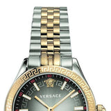 Versace Hellenyium Grey Dial Two Tone Steel Strap Watch for Women - VEHU00520