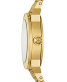 Tory Burch Whitney White Dial Gold Steel Strap Watch for Women - TBW8000