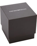 Emporio Armani Classic White Dial Green Leather Strap Watch for Women - AR11661