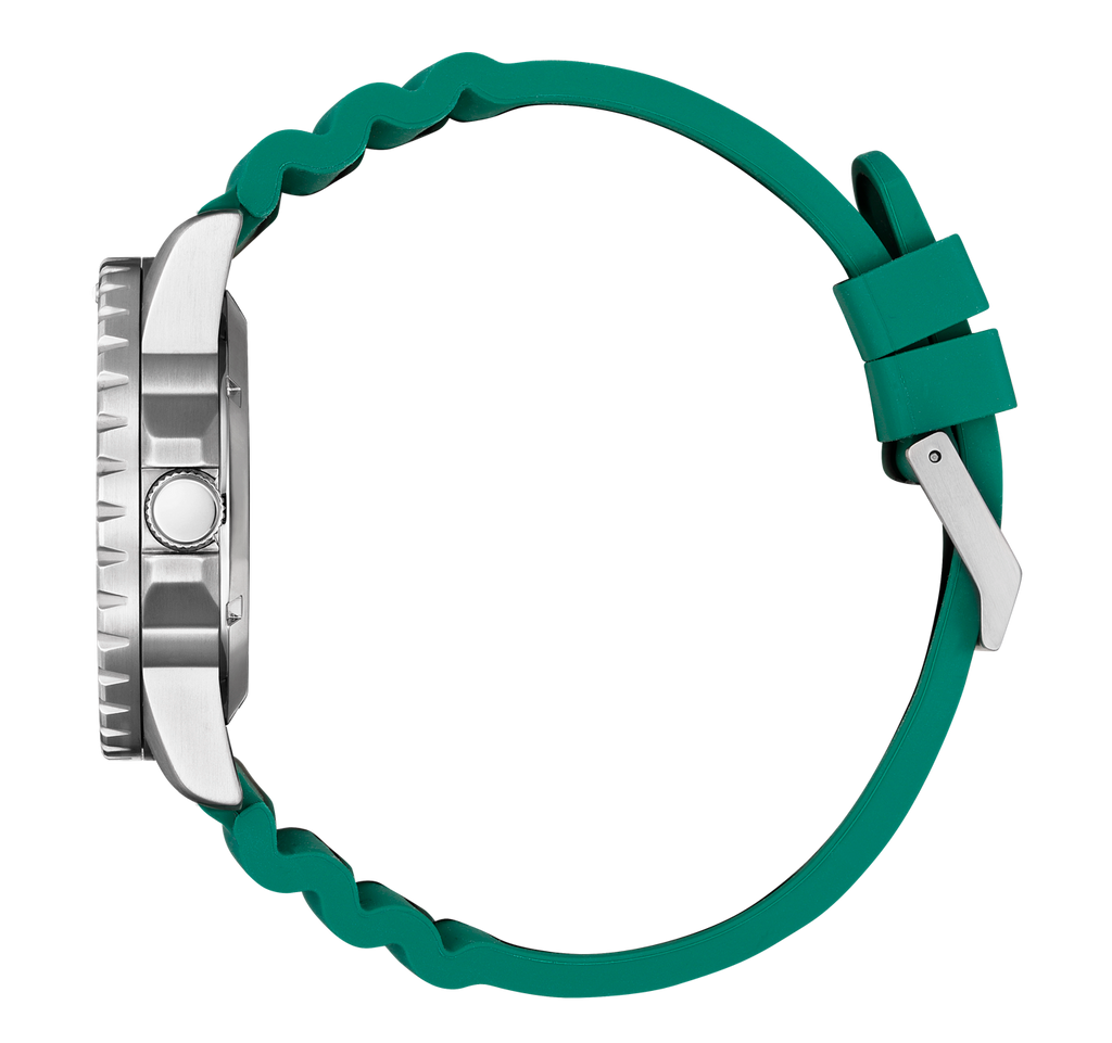 Citizen Mechanical Automatic Green Dial Green Rubber Strap Watch for Men - NJ0129-10X