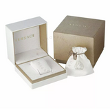 Versace Hellenyium Grey Dial Two Tone Steel Strap Watch for Women - VEHU00520