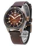 Tag Heuer Autavia Brown Dial Brown Leather Strap Watch for Men - WBE5191.FC8276