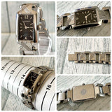 Burberry Signature Quartz Black Dial Silver Steel Strap Watch for Women - BU4210