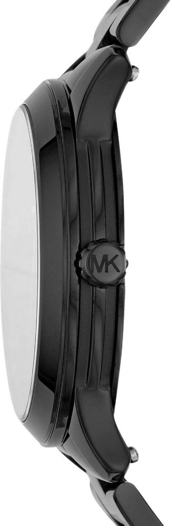 Michael Kors Runway Quartz Black Dial Black Steel Strap Watch For Women - MK6683