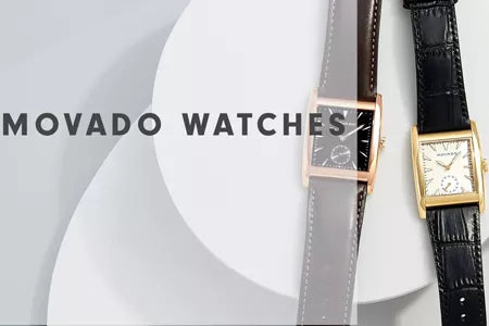 Movado Heritage Mother of Pearl White Dial Black Leather Strap Watch For Women - 3650050