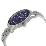 Movado Heritage Calendoplan Blue Dial Silver Steel Strap Watch For Men - 3650094