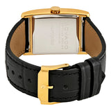 Movado Heritage Mother of Pearl White Dial Black Leather Strap Watch For Women - 3650050