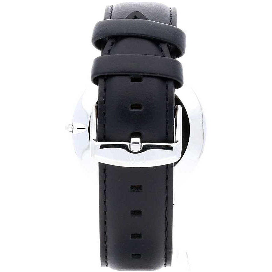 Daniel Wellington Classic Sheffield Black Dial Black Leather Strap Watch For Men - DW00100133