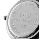 Daniel Wellington Classic Sheffield White Dial Black Leather Strap Watch For Men - DW00100020