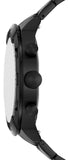 Fossil Bronson Chronograph Black Dial Black Steel Strap Watch for Men - FS5712