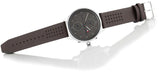 Tommy Hilfiger Chase Quartz Brown Dial Brown Leather Strap Watch for Men - 1791579