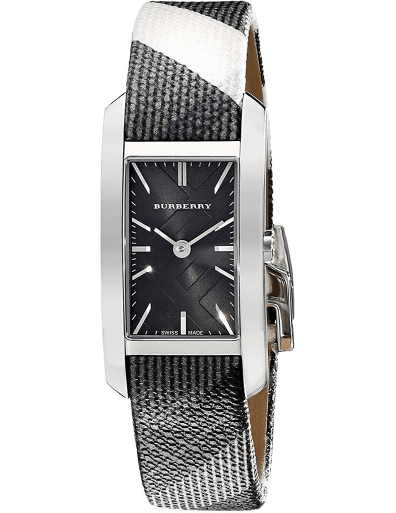 Burberry The Pioneer Black Dial Leather Strap Watch for Women - BU9505