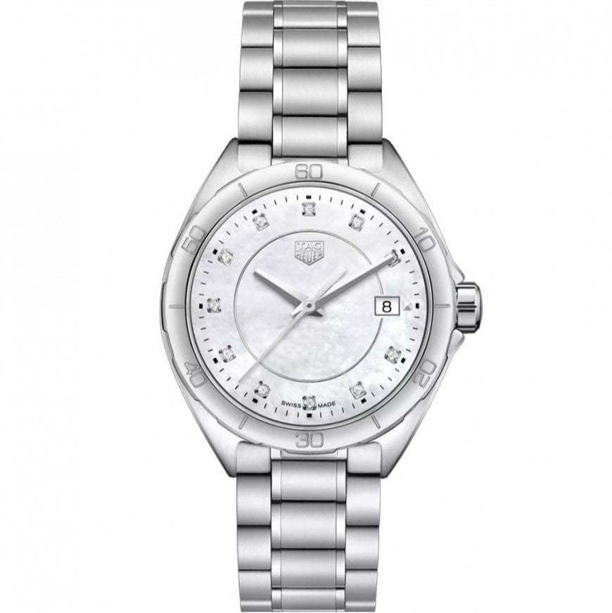 Tag Heuer Formula 1 Diamonds Mother of Pearl White Dial Watch for Women - WBJ1319.BA0666