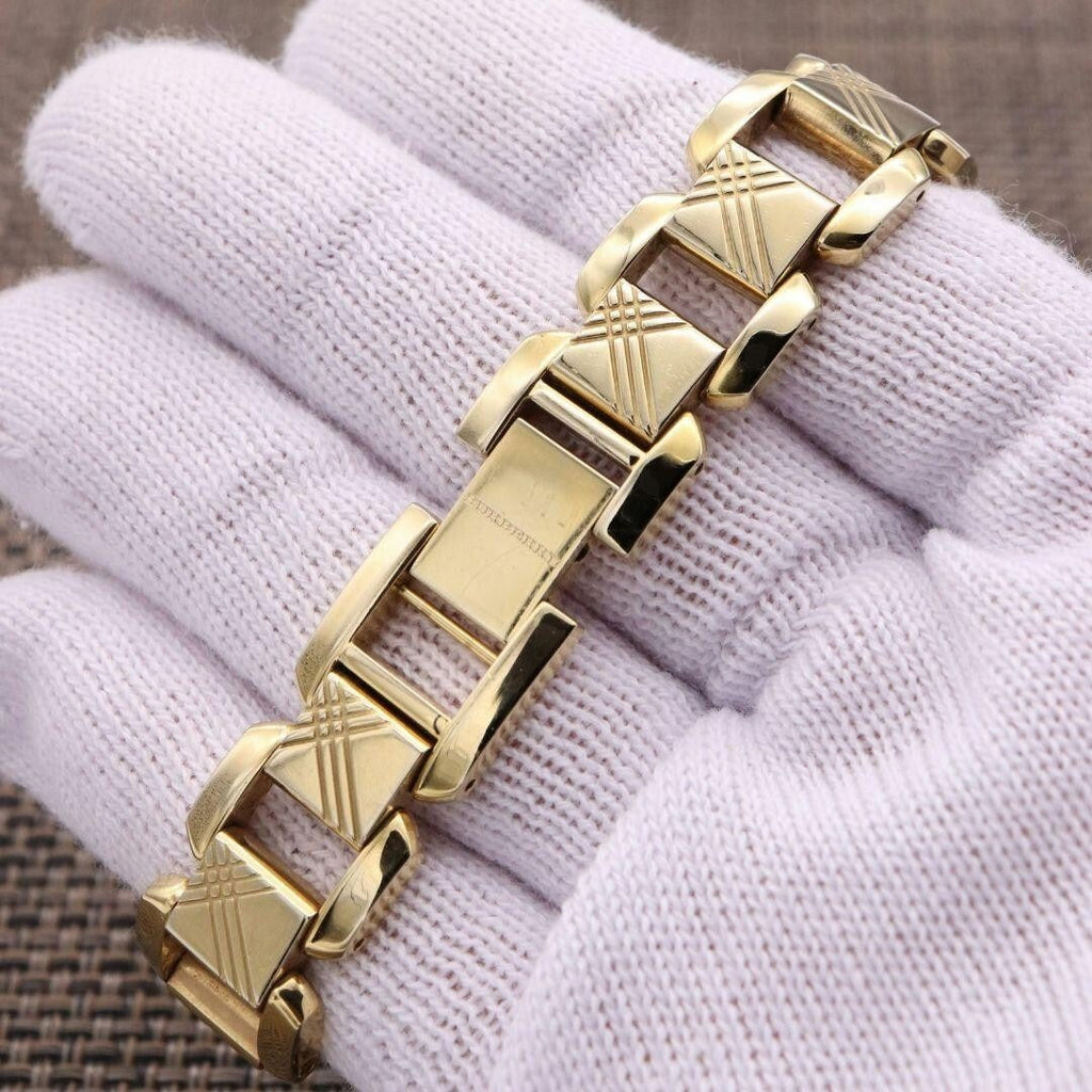 Burberry Heritage Silver Dial Brown Leather Strap Watch for Women - BU4213