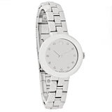 Movado Sapphire Diamonds Silver Dial Silver Steel Strap Watch For Women - 606814