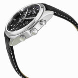 Tissot PR 100 Chronograph Black Dial Black Leather Strap Watch For Men - T101.417.16.051.00