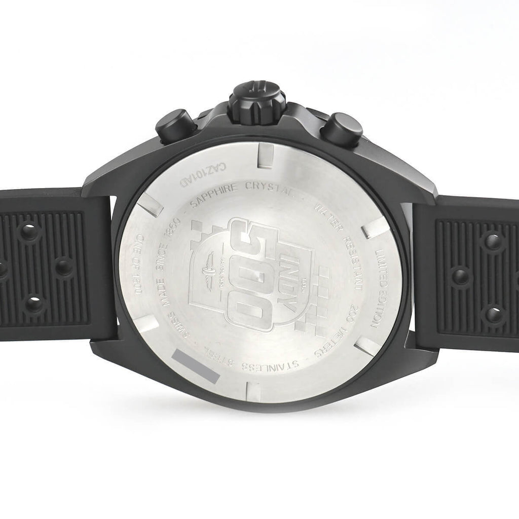 Tag Heuer Formula 1 Indy 500 Limited Edition Chronograph Black Dial Black Rubber Strap Watch for Men - CAZ101AD.FT8024