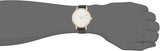 Calvin Klein Even White Dial Black Leather Strap Watch for Women - K7B216C6