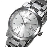 Burberry The City White Dial Silver Steel Strap Watch for Women - BU9100