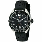 Tag Heuer Formula 1 Quartz Black Dial Black Rubber Strap Watch for Men - WAZ1110.FT8023
