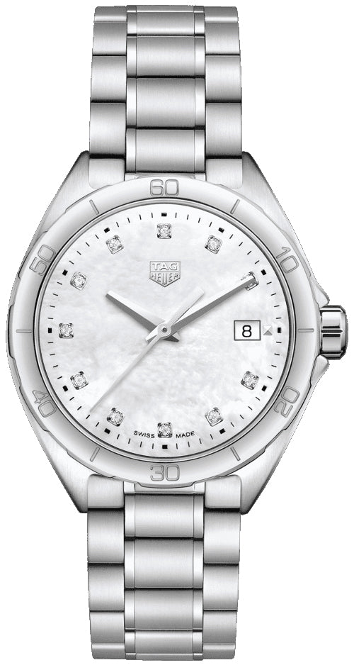 Tag Heuer Formula 1 Diamonds Mother of Pearl White Dial Watch for Women - WBJ1319.BA0666