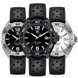 Tag Heuer Formula 1 Automatic Black Dial Black Rubber Strap Watch for Men - WAZ2113.FT8023