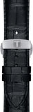 Tissot Luxury Powermatic 80 Black Dial Black Leather Strap Watch For Men - T086.407.16.057.00