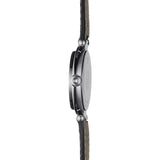 Tissot T Lady Flamingo Black Dial Black Leather Strap Watch For Women - T094.210.16.051.00