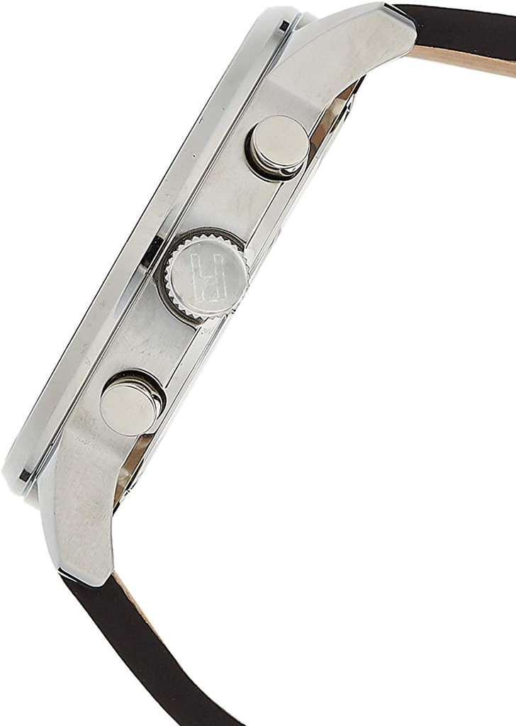 Tommy Hilfiger Chase Quartz Brown Dial Brown Leather Strap Watch for Men - 1791579