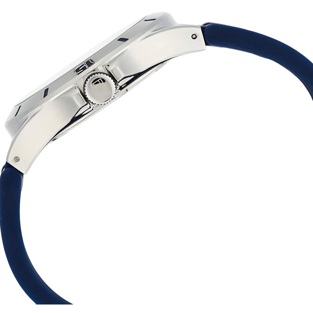 Tommy Hilfiger Drew Black Dial Black Rubber Strap Watch for Men - 1791062