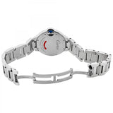 Cartier Ballen Bleu De Cartier Silver Dial Silver Steel Strap Watch for Women - W6920084
