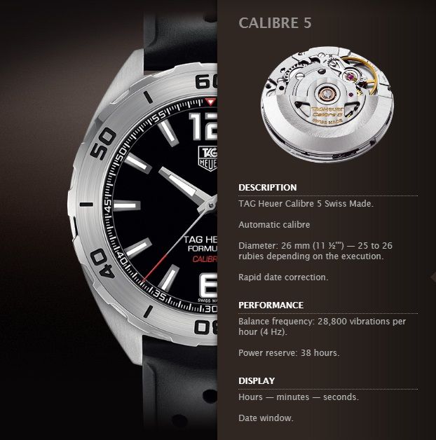 Tag Heuer Formula 1 Automatic Black Dial Black Rubber Strap Watch for Men - WAZ2113.FT8023