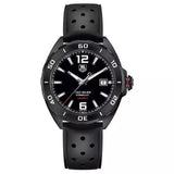 Tag Heuer Formula 1 Automatic Black Dial Black Rubber Strap Watch for Men - WAZ2115.FT8023