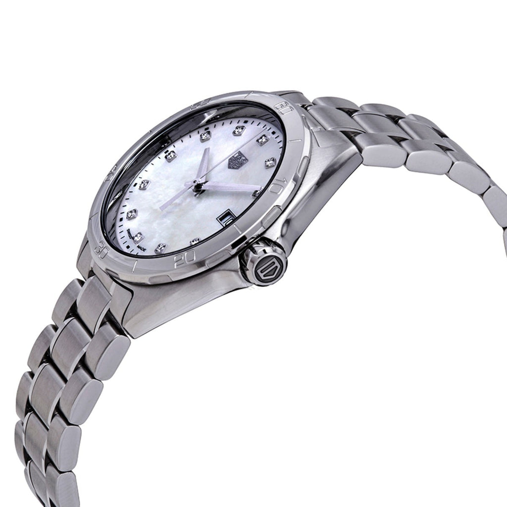 Tag Heuer Formula 1 Diamonds Mother of Pearl White Dial Watch for Women - WBJ1319.BA0666