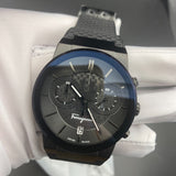 Salvatore Ferragamo Sapphire Black Dial Black Rubber Strap Watch for Men - SFHP00320