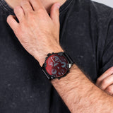 Diesel Mr Daddy 2.0 Chronograph Black Dial Black Steel Strap Watch For Men - DZ7395